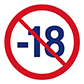 Interdit aux moins de 18 ans